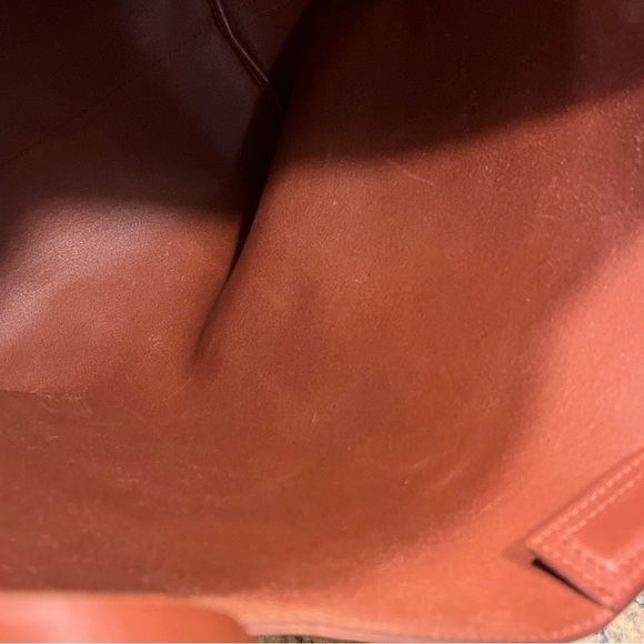 Madewell The Essential Bucket Bag Leather Brown NWOT - Picture 8 of 10